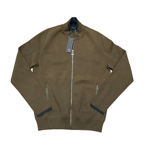 Aether Jamison Full-Zip with Pockets Sweater Jacket Command Green | Size Small